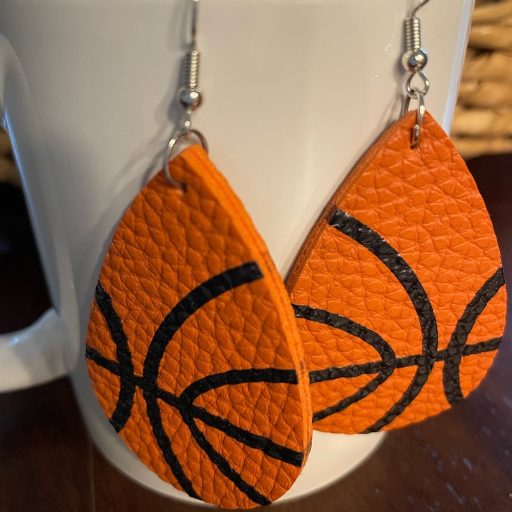Boutique Basketball Earrings
